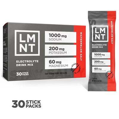 LMNT Zero-Sugar Electrolytes.